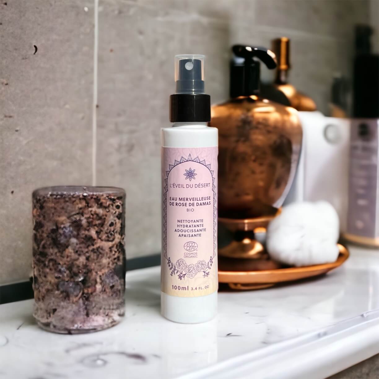 Eau de Rose de Damas bio 🥀 - Rituels du hammam