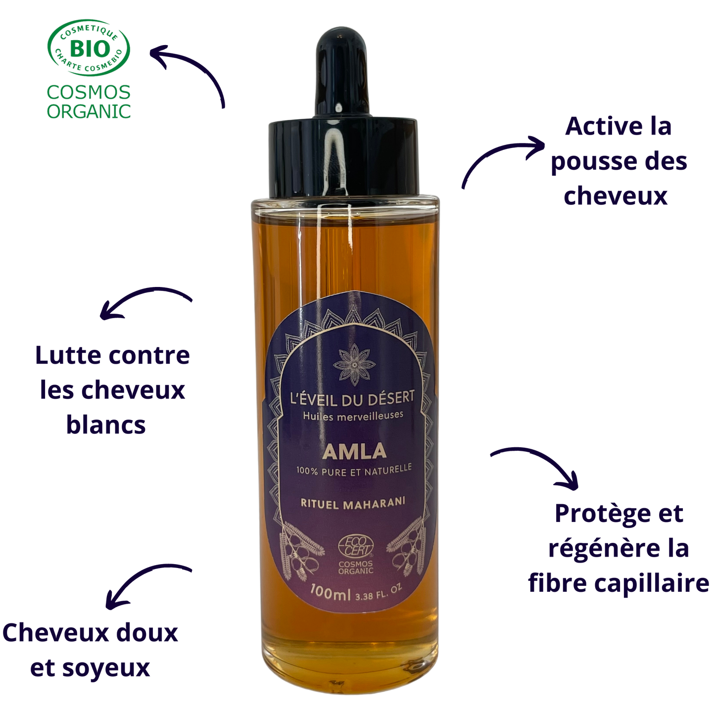 Huile amla pure et biologique - rituel Maharani