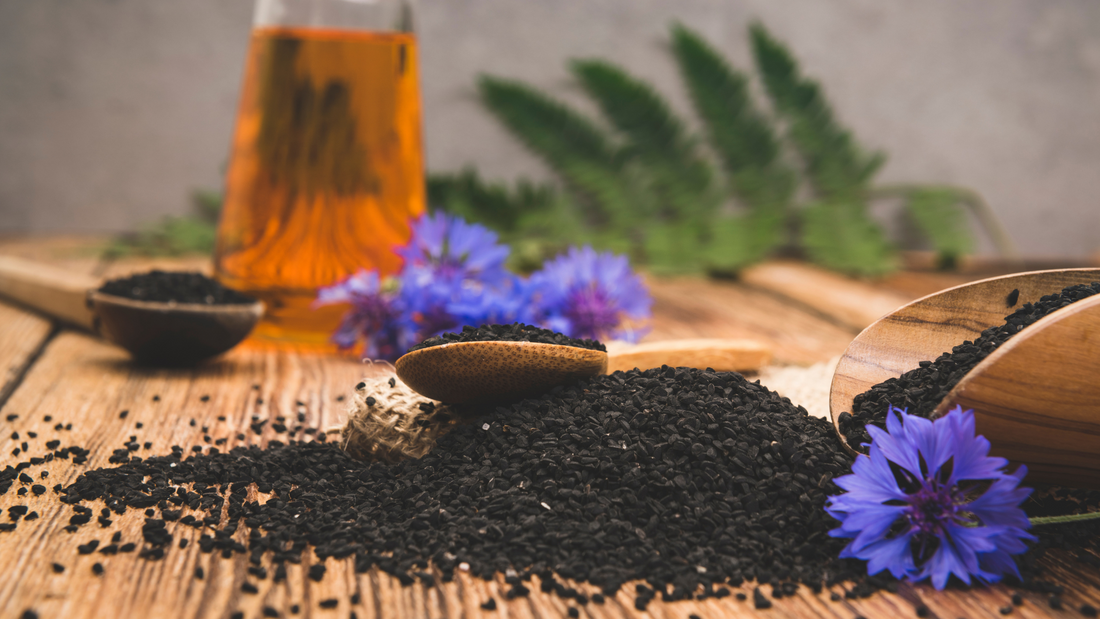 Huile de nigelle (cumin noir) : bienfaits, utilisations santé, peau,  cheveux